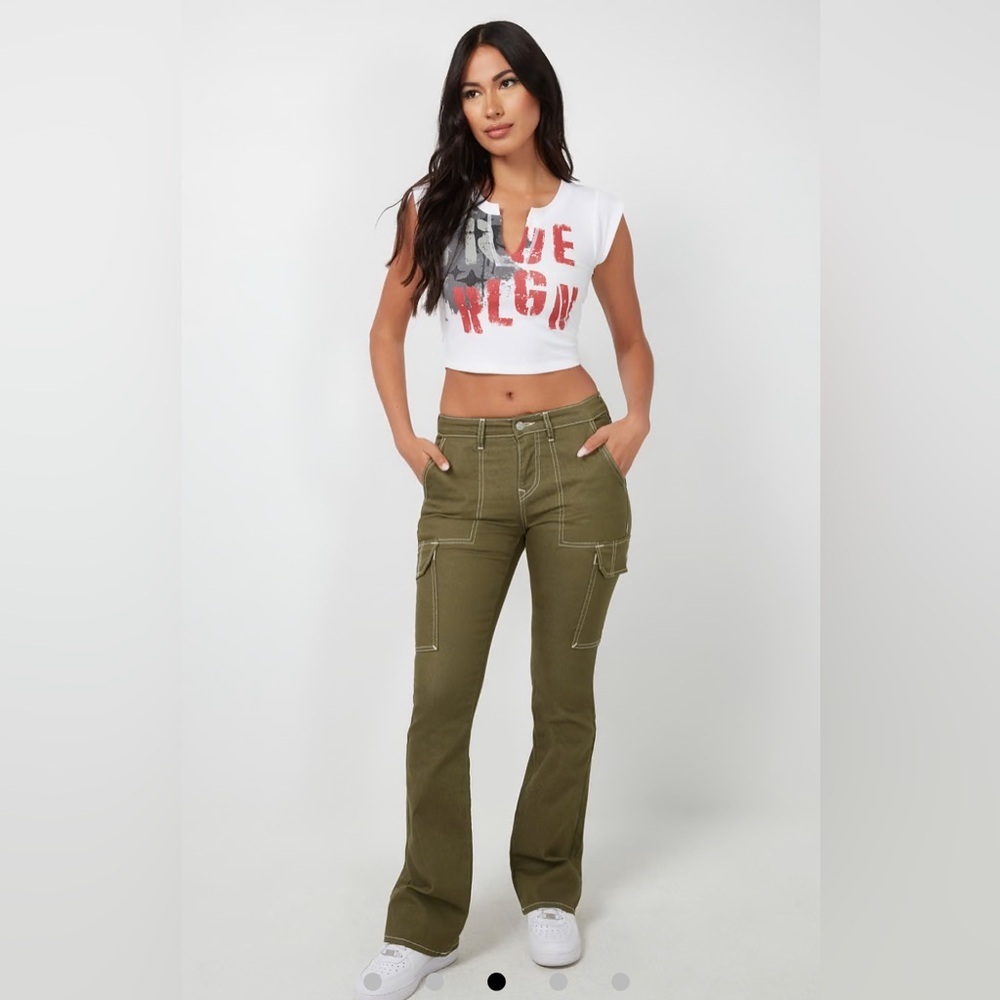 CARGO SINGLE NEEDLE BOOTCUT PANT NWT​​